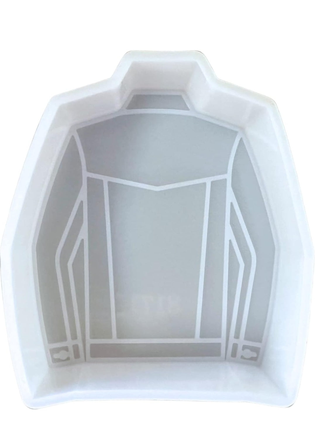 Jean Jacket Car Freshie Silicone Mold | 3.8 x3.5” inch Add Fringe for Scented Aroma Beads Car Candle, Soap Oven Safe to Bake Heat Resistant Rodeo Country Singer