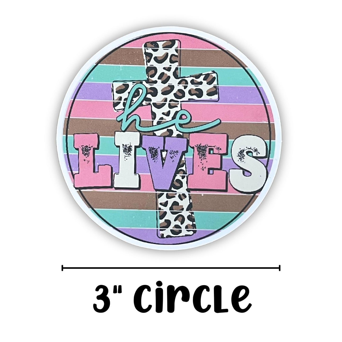 Easter Round Cardstock Freshie Cut Out Circles 3” | 24 pk Mixed | Bunny Peeple He is Risen Holiday Designs for Silicone Molds Circle for Resurrection Day Car Freshie