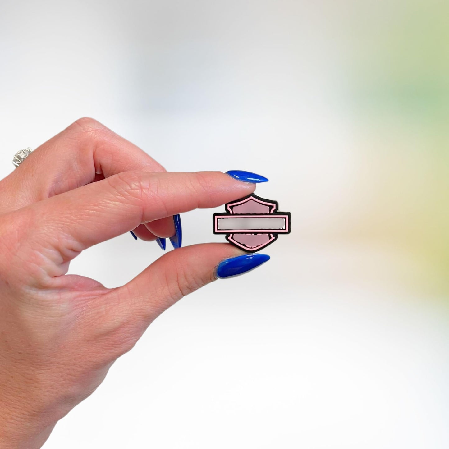 Motorcycle Logo Silicone Focal Bead 12pk Yellow Orange 1.16” for Beadable Pens Men Manly Freshie Hanger Harley Keychains Mold