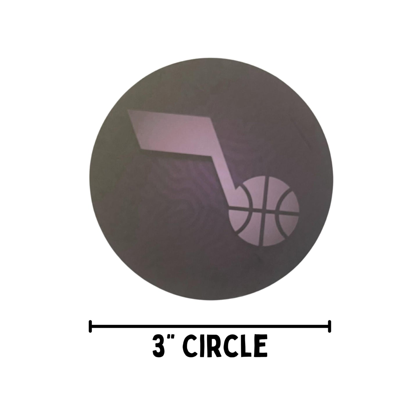 Pro Basketball Team Cardstock Cutouts Rounds 30pk 3” Inches Bulk Pack Circles Sports National League for Freshie Bake Aroma Scented Oil Resistant