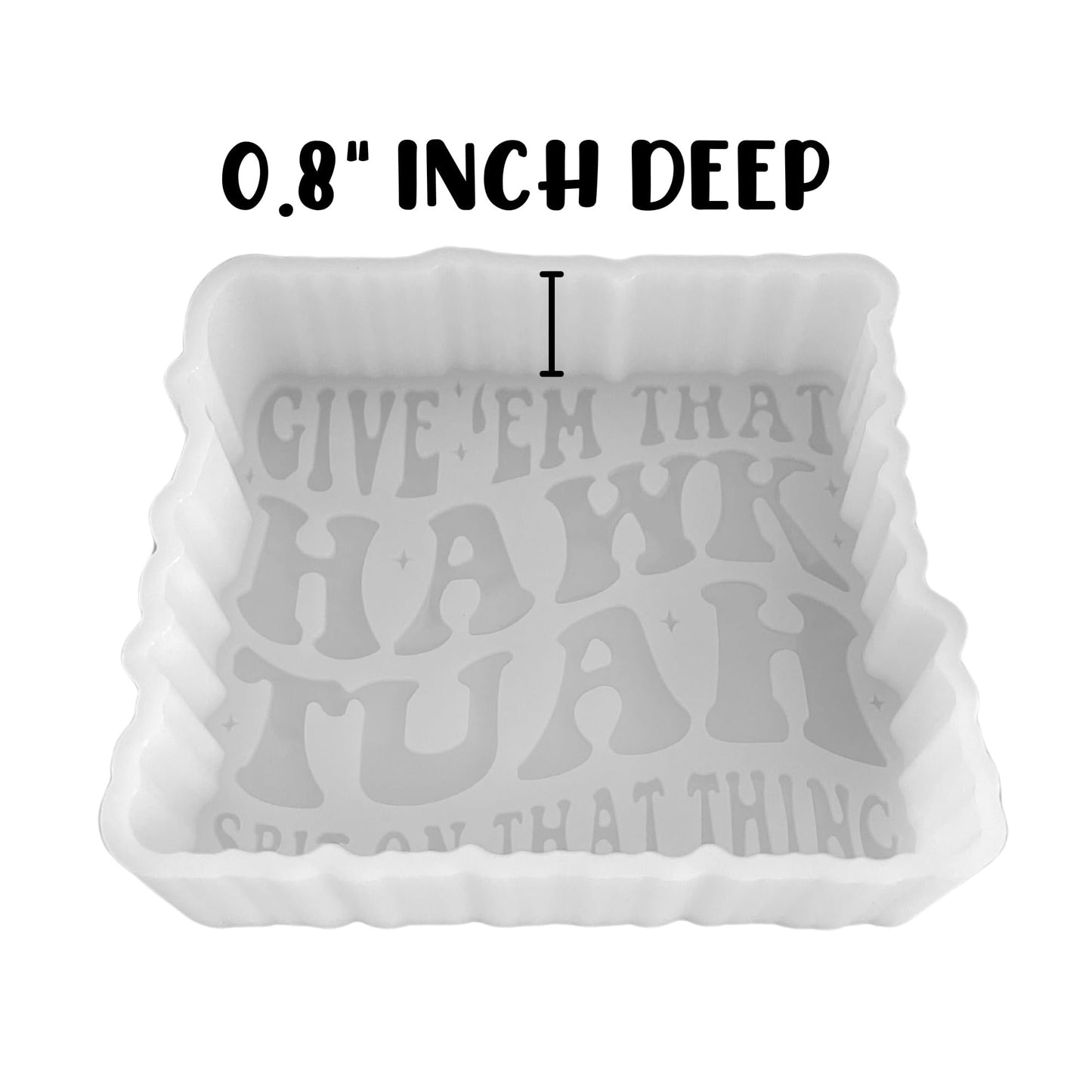 Give ‘Em That Hawk Tu ah Spit Silicone Car Freshie Mold Trendy That Thing Inappropriate Girl Cheap DIY Aroma Bead Scent Oven Safe