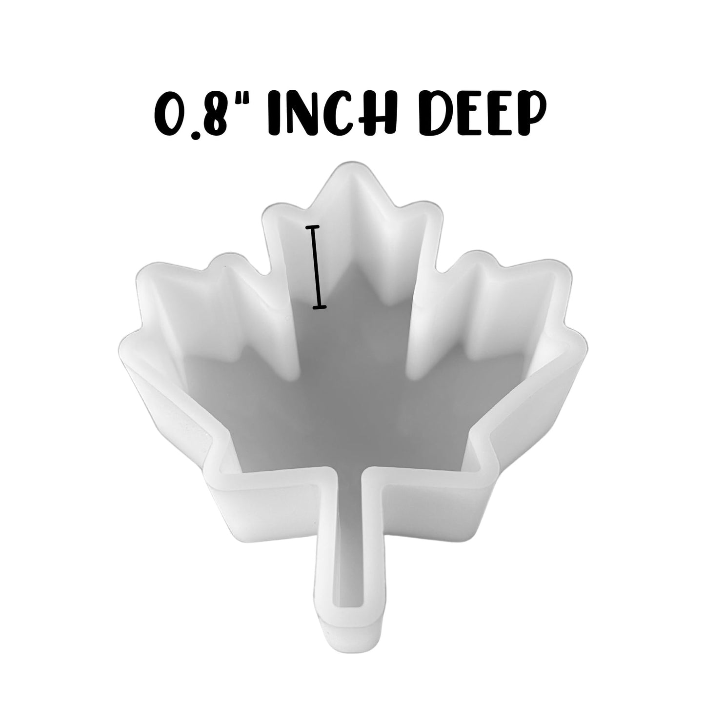 Maple Leaf Canada Silicone Car Freshie Mold Autumn for Scented Aroma Beads Fall Hockey for Candle Freshener Oven Bake Safe Oils
