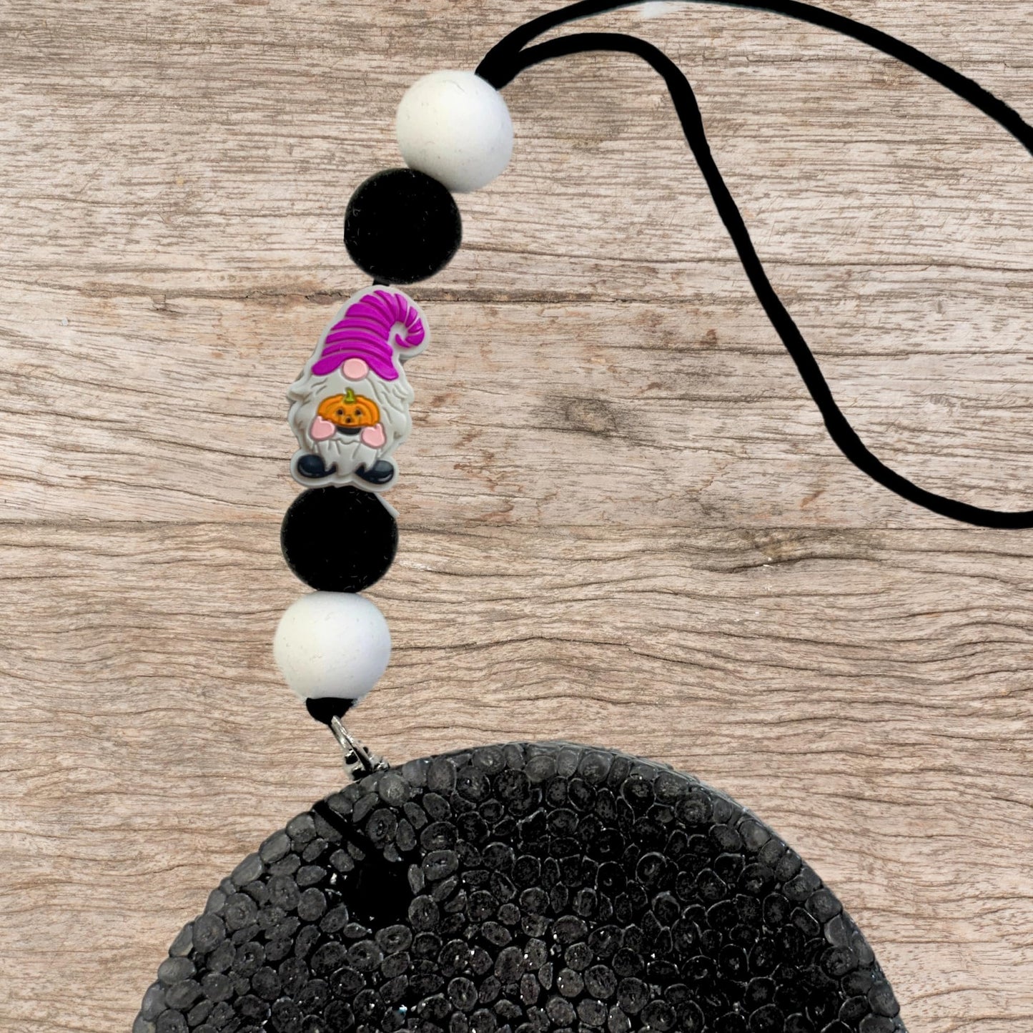 Gnome Halloween with Jack o’Lantern Focal Bead 3D 12 pk Silicone Freddy Characters Nightmare Christmas for Beadable Pens Freshie Mold Hangers Cartoon Fall