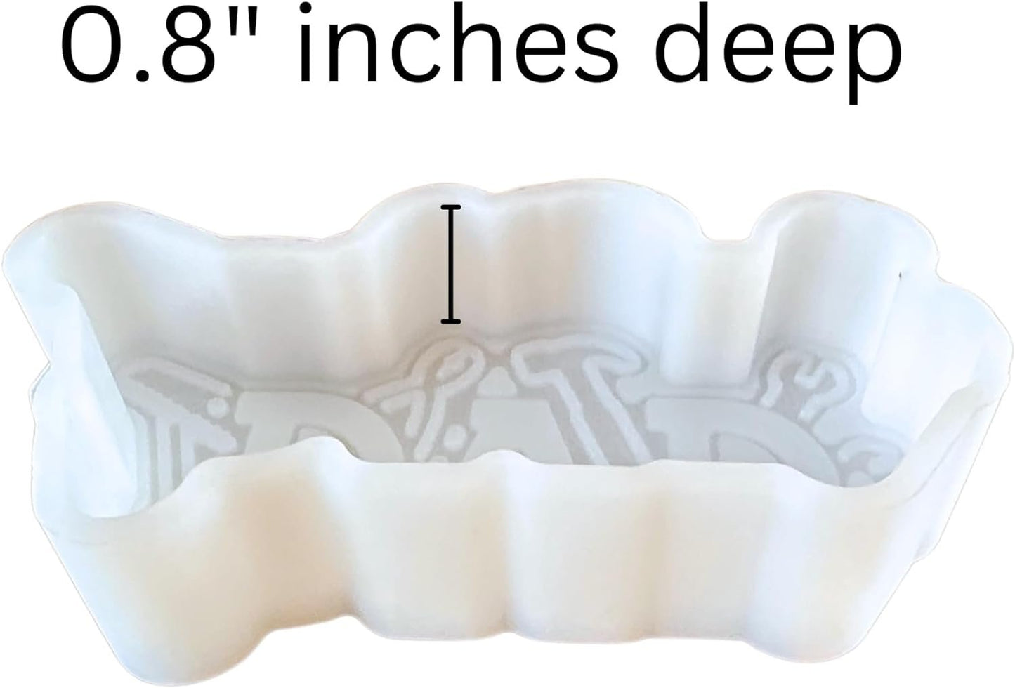 Dad with Tools Freshie Silicone Mold 1.75 x 4.5 x 0.8” Fathers Day Daddy Gift Scented Aroma Beads Supplies Resin, Car Candles, Soap Oven Safe Bake Heat Resistant to 400 F