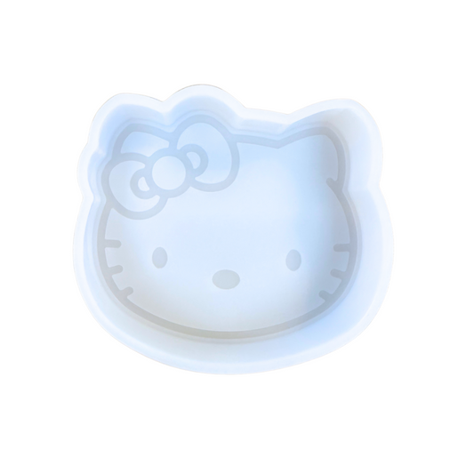 Japanese Kitty Freshie Silicone Mold 3.5 x 3.75 x 0.8”