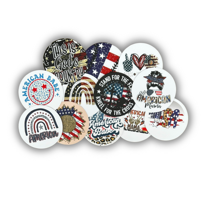 American Freshie Cardstock Circles Cutouts Rounds  | 24 pk mixed