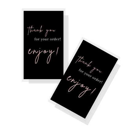 Thank You for Your Order Card | 50 Pack