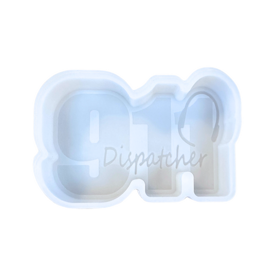 911 Dispatcher Freshie Silicone Mold 2.5 x 4 x 0.8”
