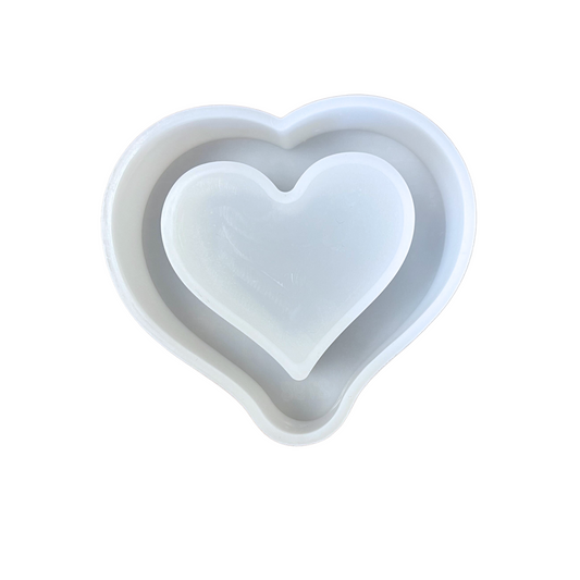 Heart Outline Hollow Empty Center Ring Silicone Mold