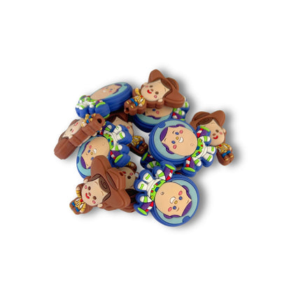 Toy Characters Woody Focal Silicone Beads 12 pk