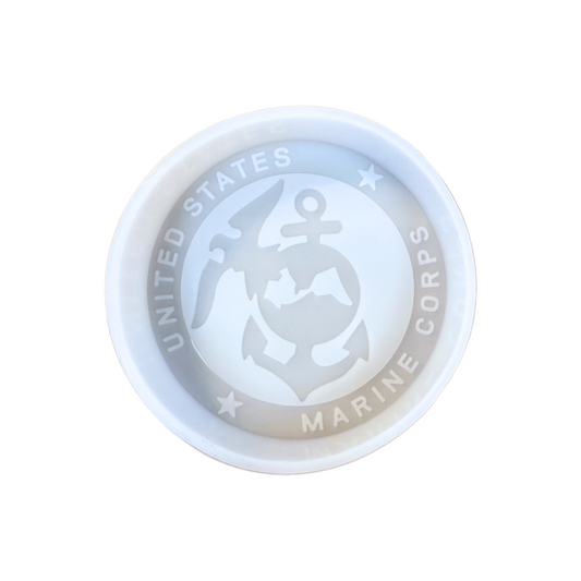 US Marine Corps Freshie Silicone Mold 4 x 4 x 0.8”