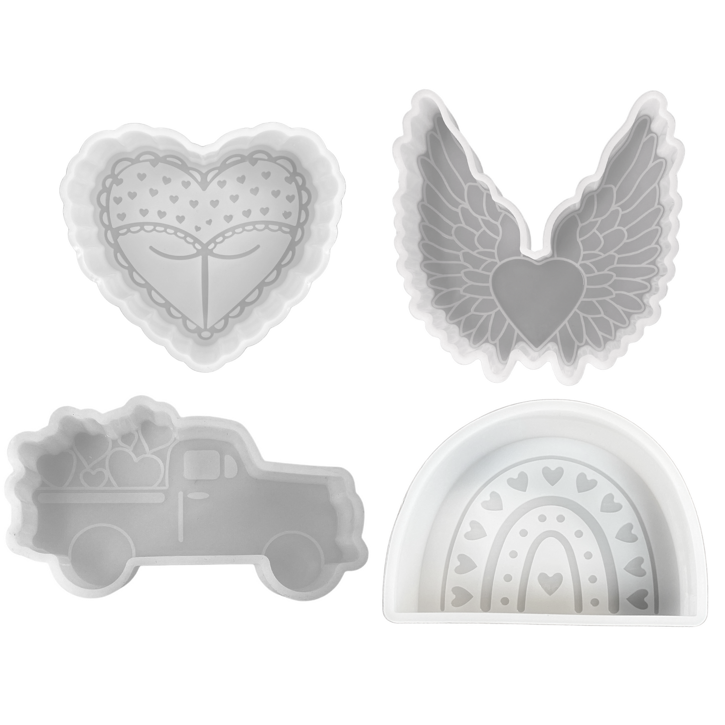 Valentines Silicone Mold | 4pk