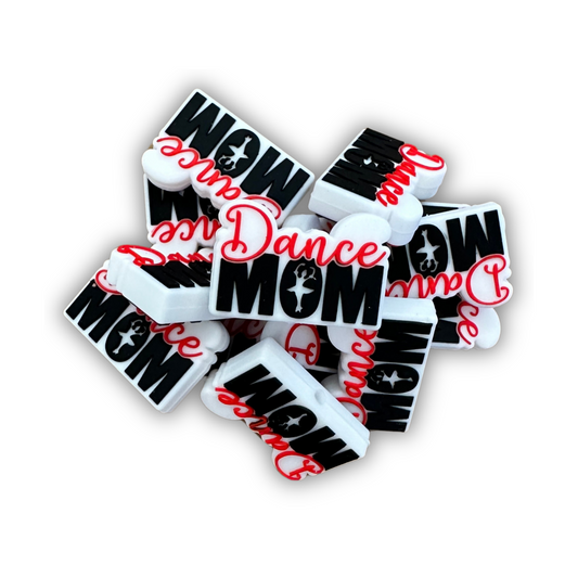 Dance Mom Silicone Focal Bead | 12 pack