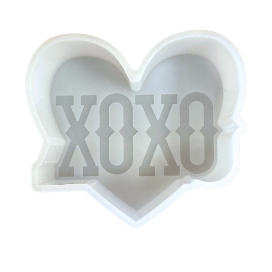 Heart Valentine’s Day XO XO Freshie Silicone Mold Love