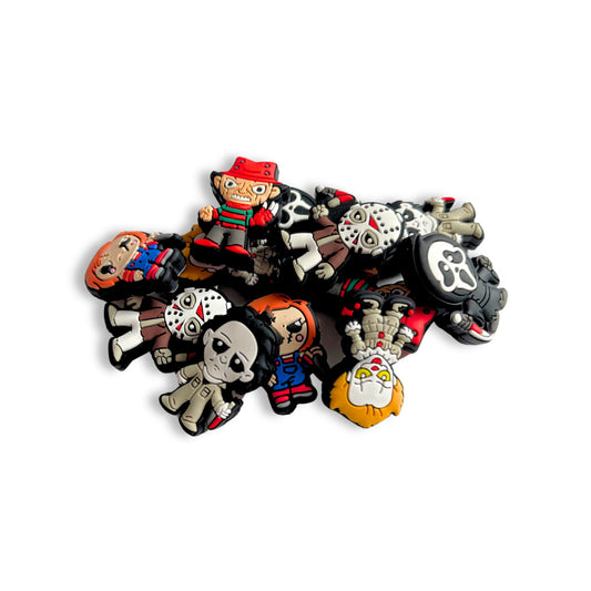 Horror Character Silicone Focal Beads Mixed 12pk