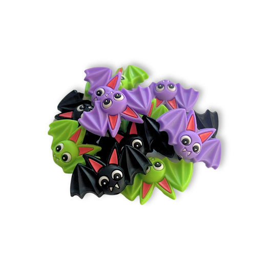 Bat Halloween Freddy Focal Bead 3D 12 pk Mixed