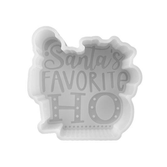 Santa’s Favorite Ho Inappropriate Christmas Silicone Mold