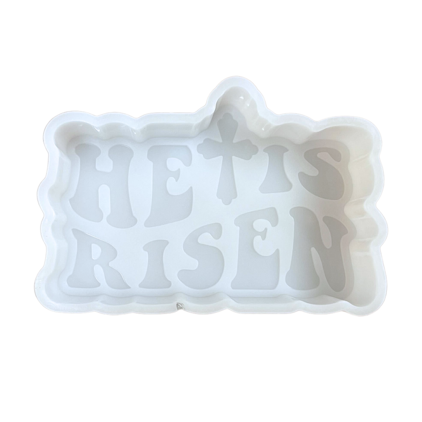 He is Risen Silicone Mold
