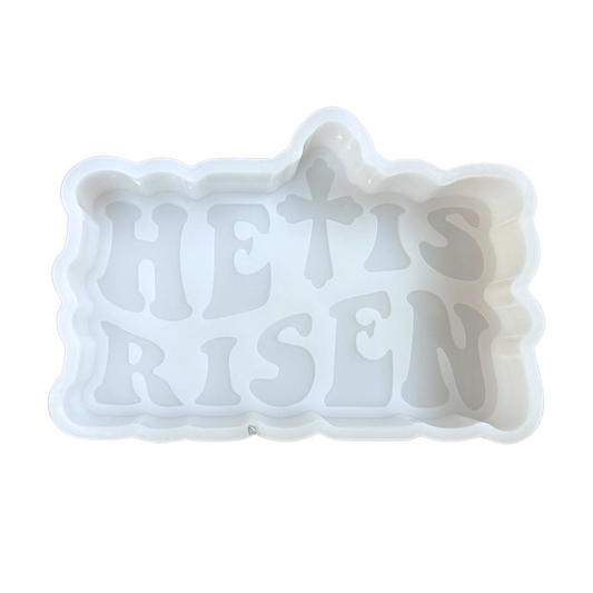 He is Risen Silicone Mold