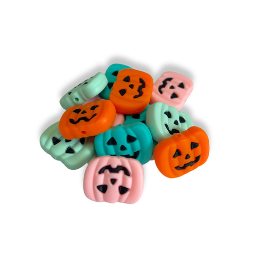 Jack O Lantern Halloween Freddy Focal Bead 3D 12 pk