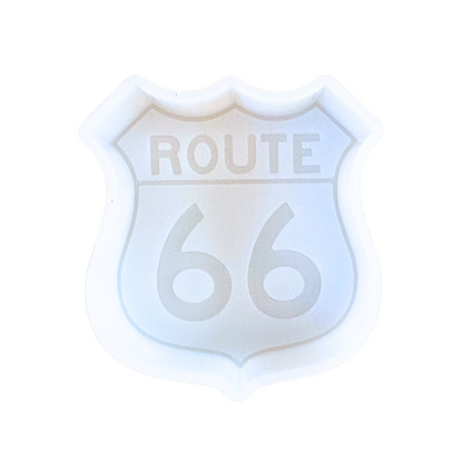 Route 66 Freshie Silicone Mold 3.75 x 3.5 x 0.8”