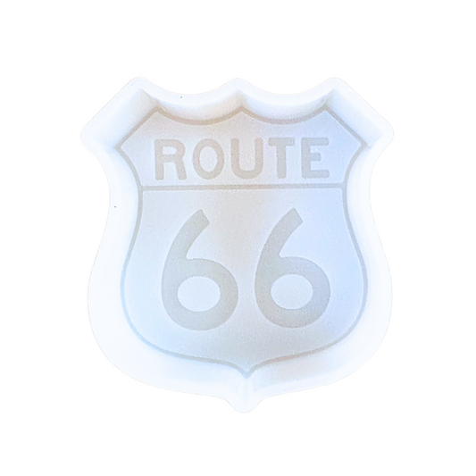 Route 66 Freshie Silicone Mold 3.75 x 3.5 x 0.8”