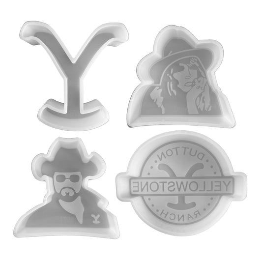 4 Pack- Y Cowboy Silicone Molds