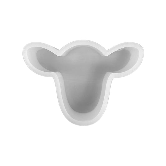 Cow Head Silicone Mold-  Vent Clip Size