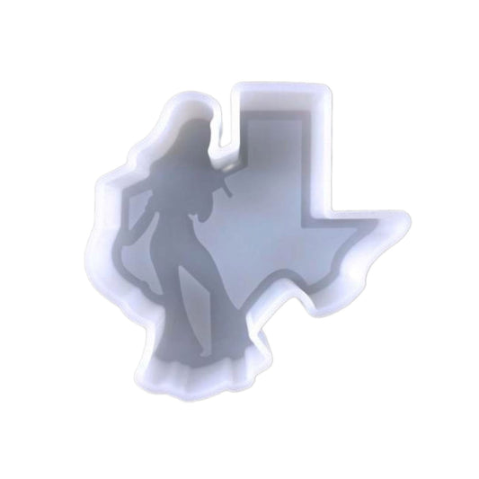 State of Texas with Singer Silicone Mold