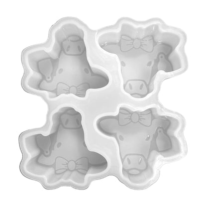 Cow with Ear Tag Silicone Mold Tray