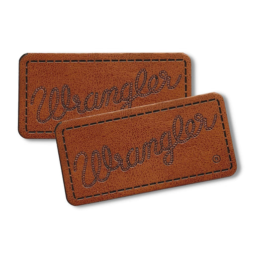 Faux Leather Stamped Patch for Jean Pocket Mold Freshie | Multi Pack