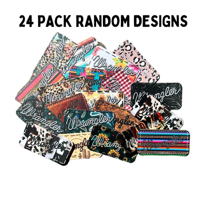 Western Patch For Pocket Cardstock Cutouts 1 x 2” in | 24 pk Mixed