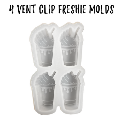 Frappuccino Coffee Whipped Cream Drip Straw Silicone Mold -Vent Clip