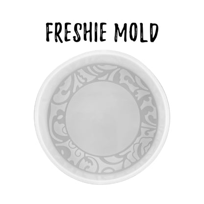 Round Decorated Pattern Design  Silicone Mold