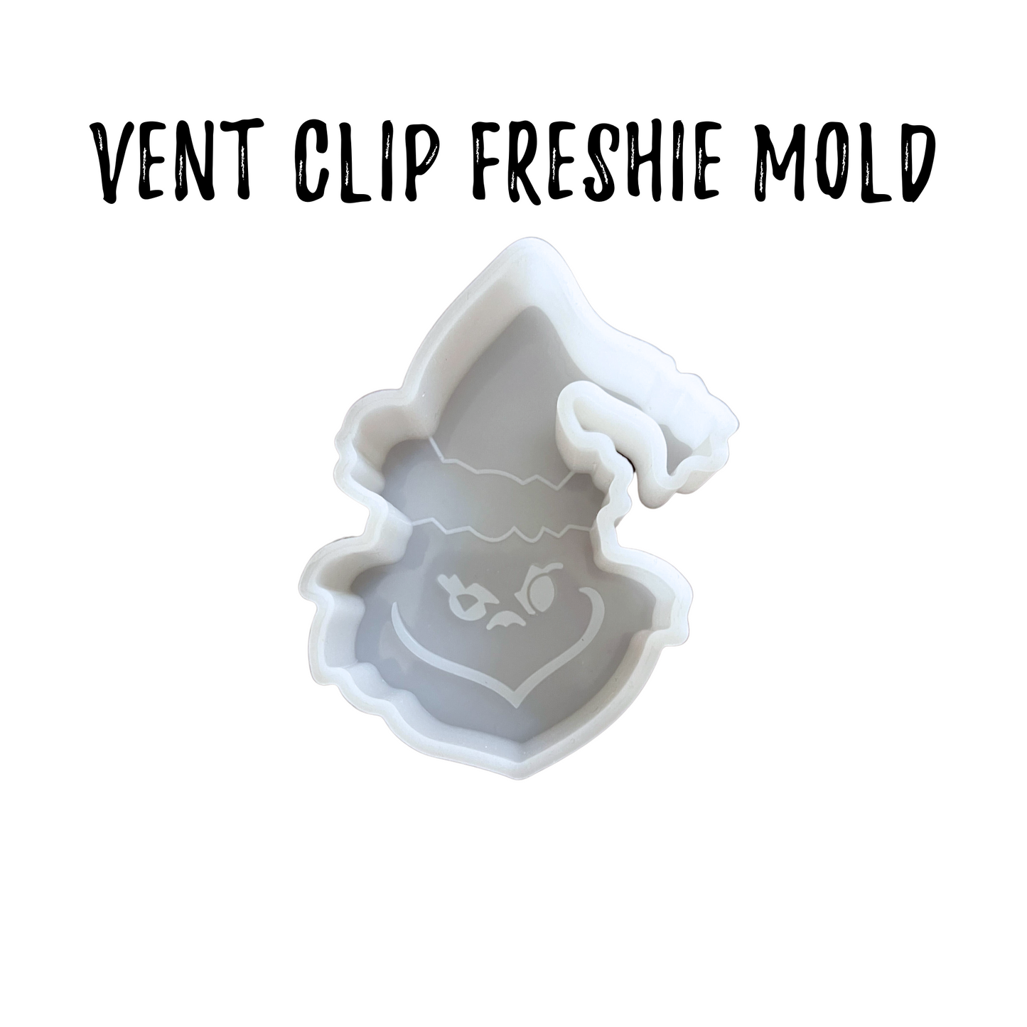 Christmas Grinch Silicone Mold Vent Clip