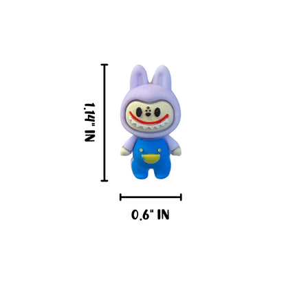 La bu bu  Silicone Focal Bead 12pk Mixed