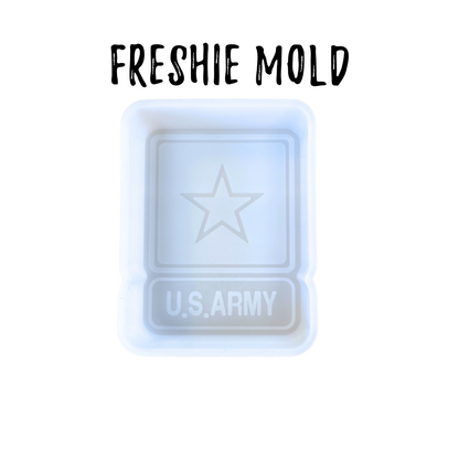 US Army Freshie Silicone Mold 4 x 3 x 0.8”