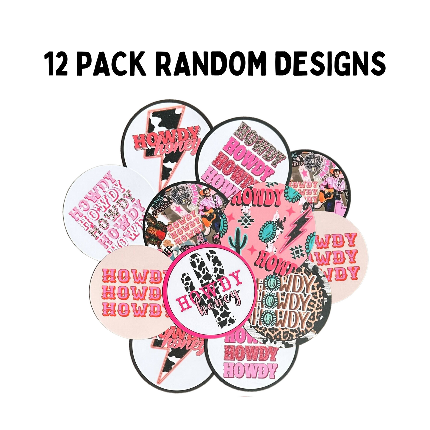 Howdy Cardstock Cutouts Rounds | 12 pk