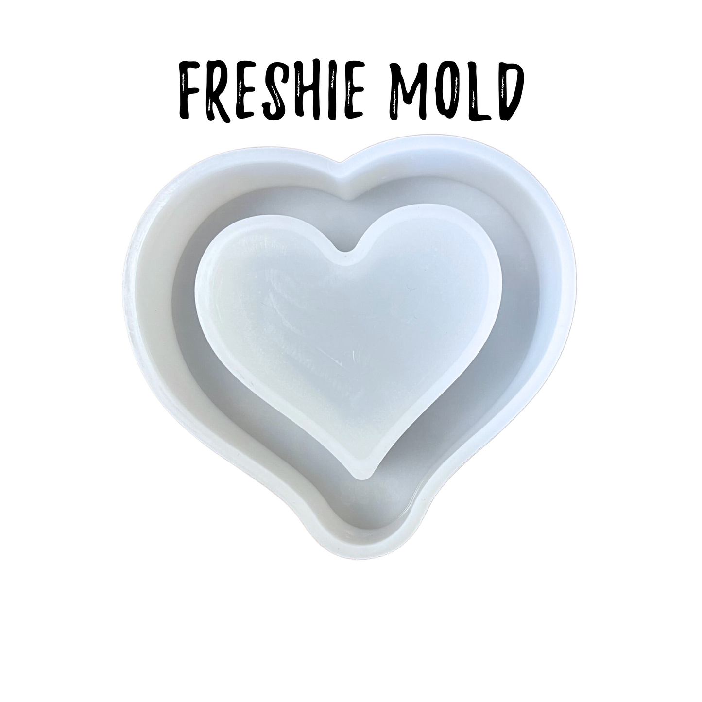 Heart Outline Hollow Empty Center Ring Silicone Mold