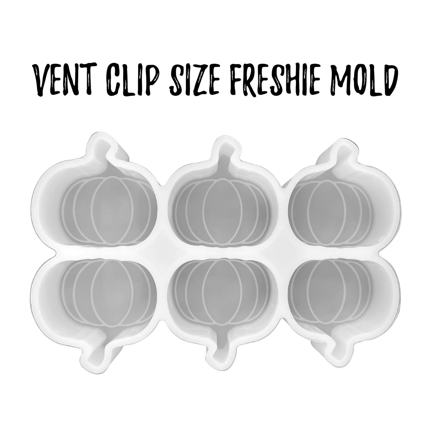 Pumpkin - Silicone Mold Vent Clip Tray