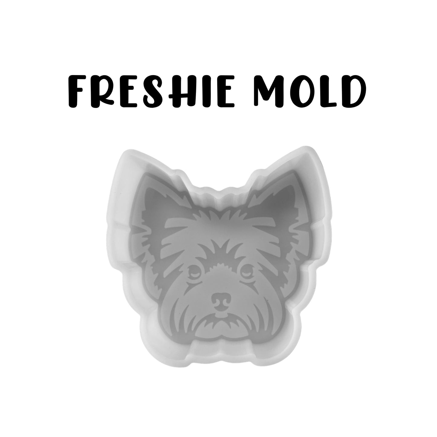 Yorkie Dog Car Freshie Silicone Mold