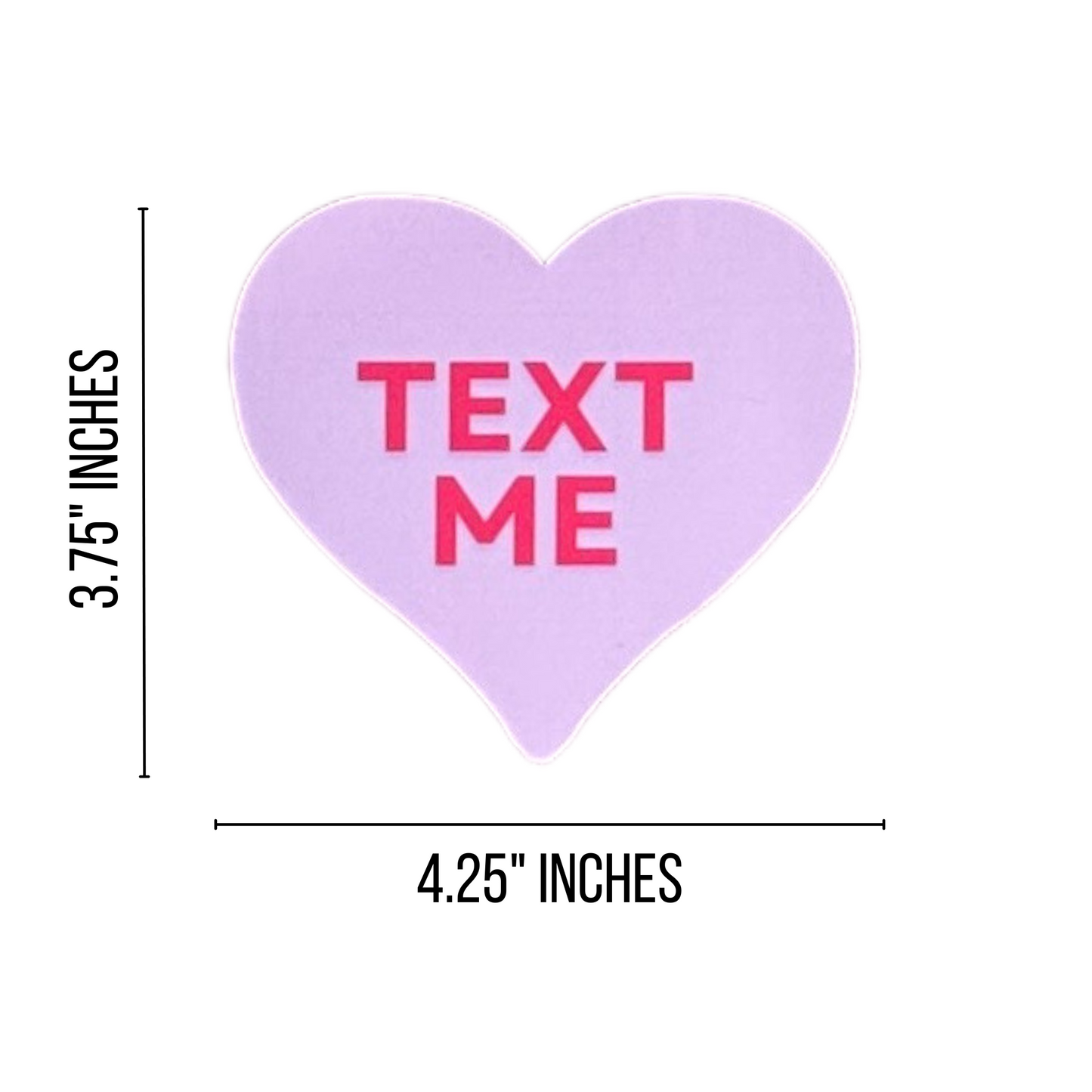 Conversation Hearts Freshie Cardstock Cut Outs 25 pk