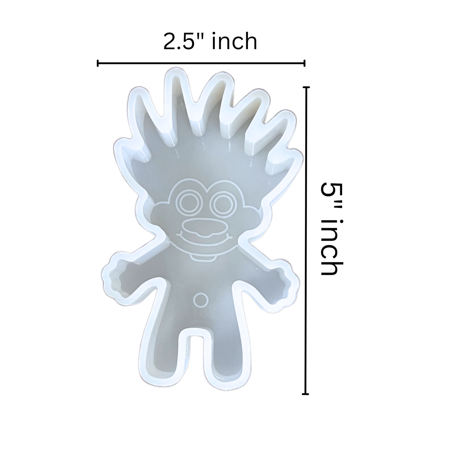 Troll Doll  Silicone Mold