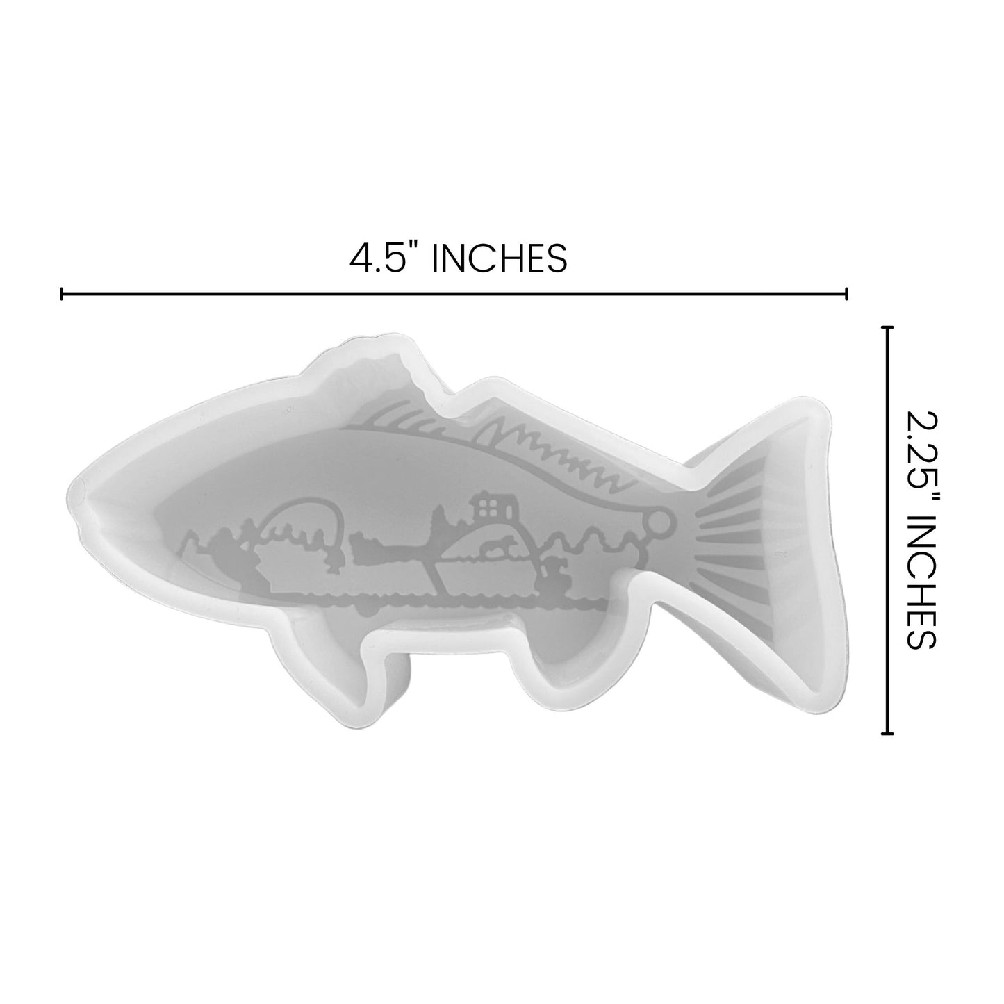 Small Bass  Silicone Mold