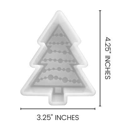 Christmas Tree Lil Deb with Icing Lines Silicone Mold