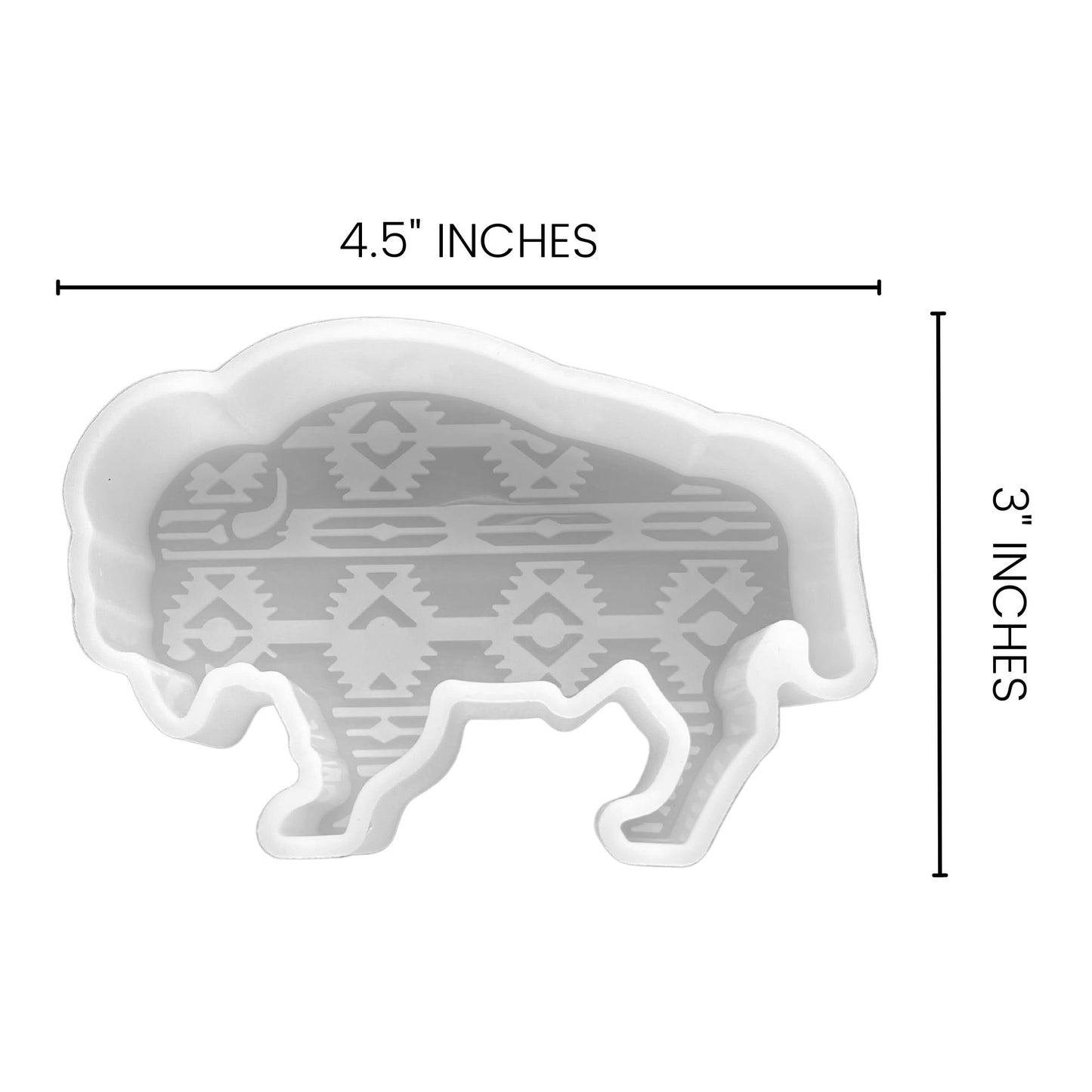 Bison Shaped Silicone Mold