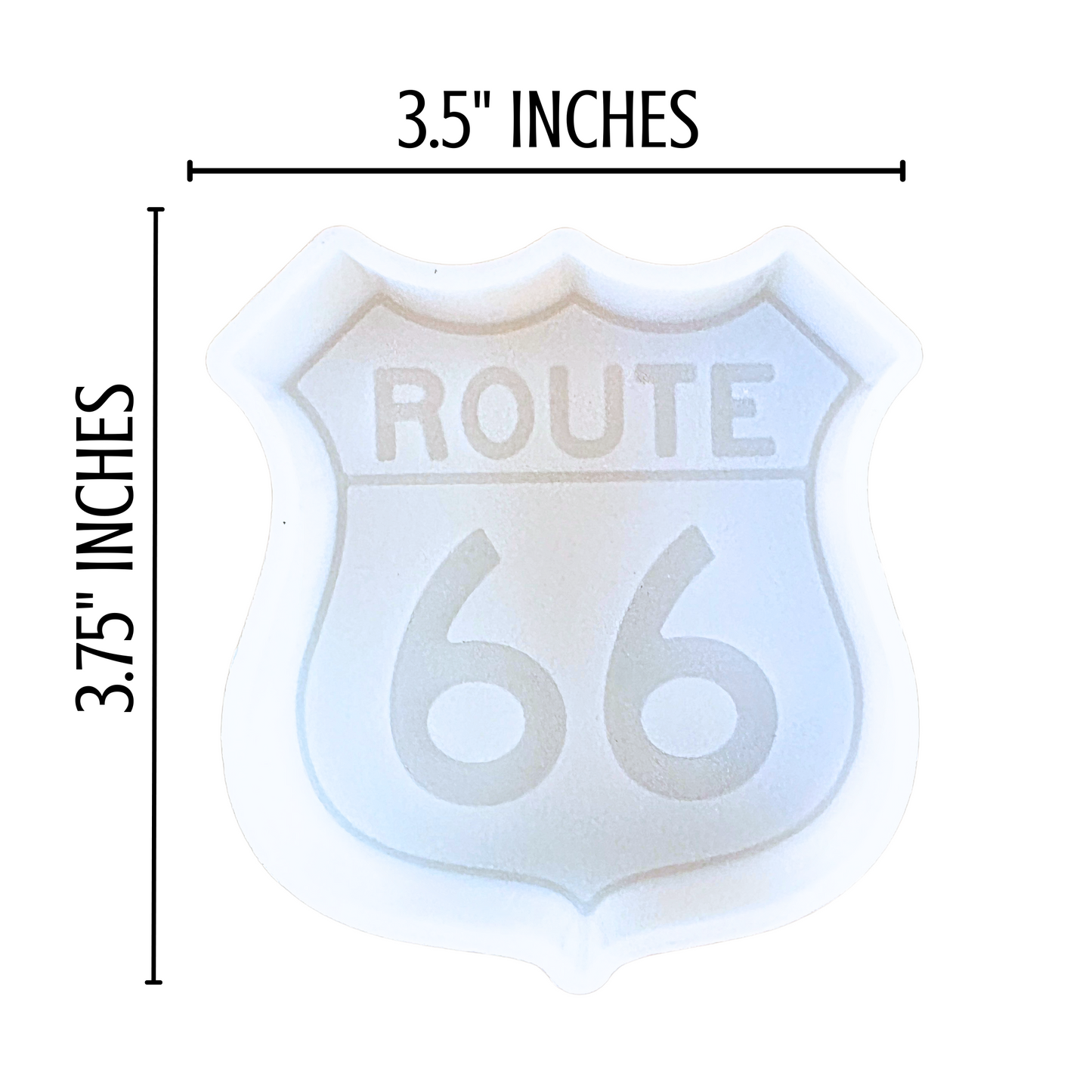 Route 66 Freshie Silicone Mold 3.75 x 3.5 x 0.8”