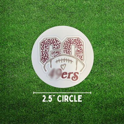 San Francisco 49ers Freshie Cardstock Rounds 24pk