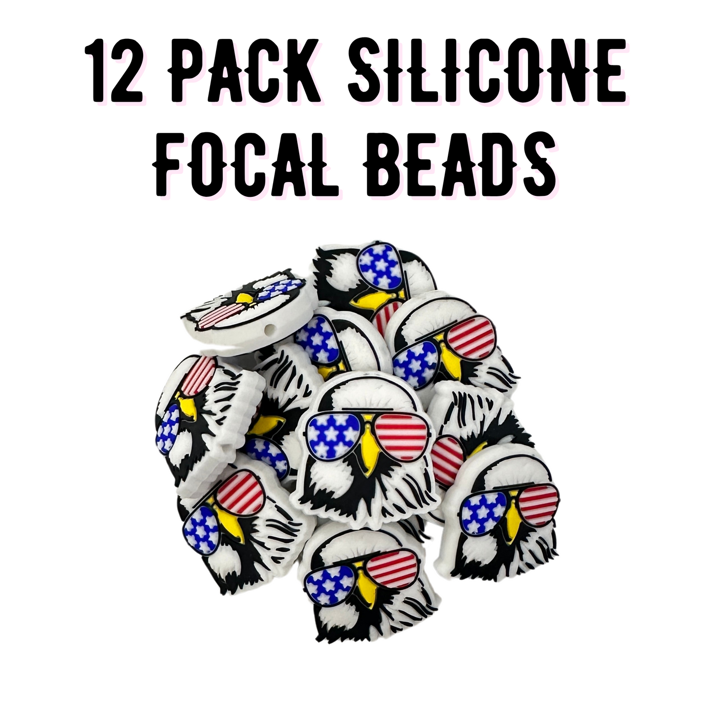 American Eagle Silicone Bead | 12 pk