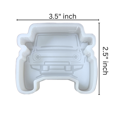 Bronco SUV Grill Car Freshie Silicone Mold